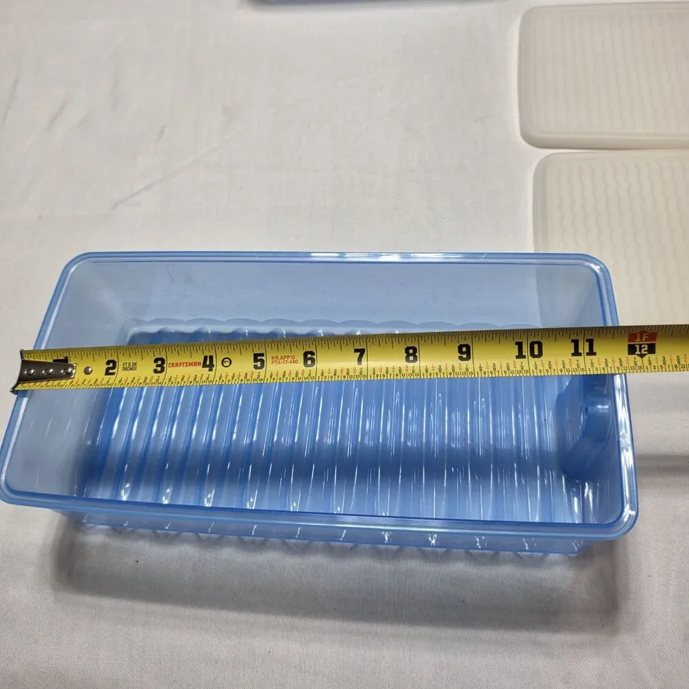 5 Pcs Tupperware Fridge Smart Vented Refrigerator Storage Containers with lids